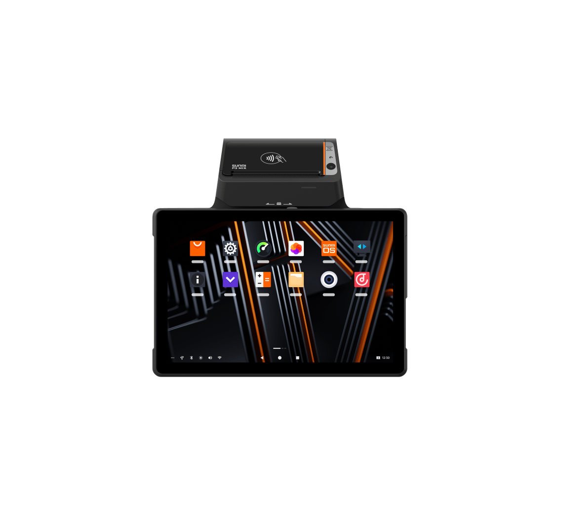 PDV all-in-one — PDV híbrido all-in-one para frente de caixa.
